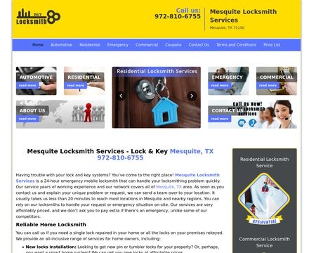 website thubmnail of Mesquitelocksmithservices