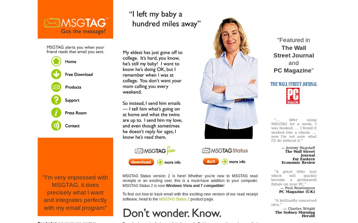 website thubmnail of MessageTag
