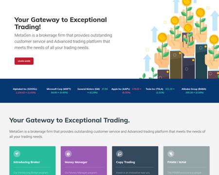 website thubmnail of Metagenfx.co.uk