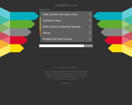 website thubmnail of MetalSpiders