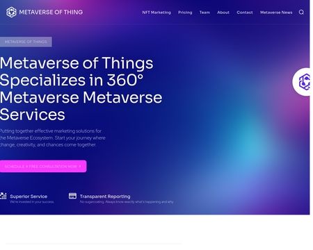 website thubmnail of Metaverse of Things