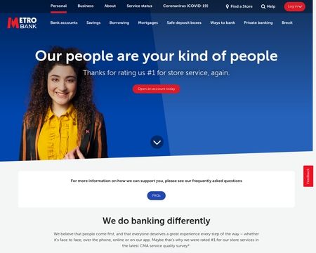 website thubmnail of Metrobankonline.co.uk