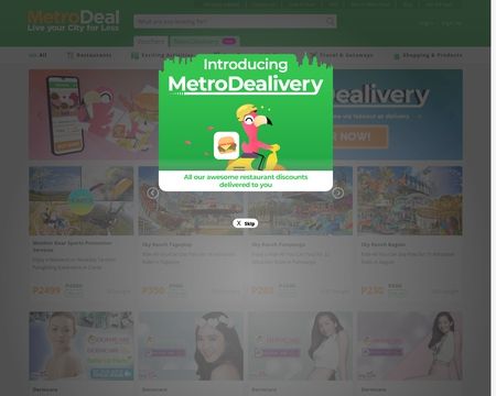 website thubmnail of MetroDeal Philippines