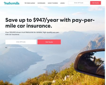 website thubmnail of MetroMile
