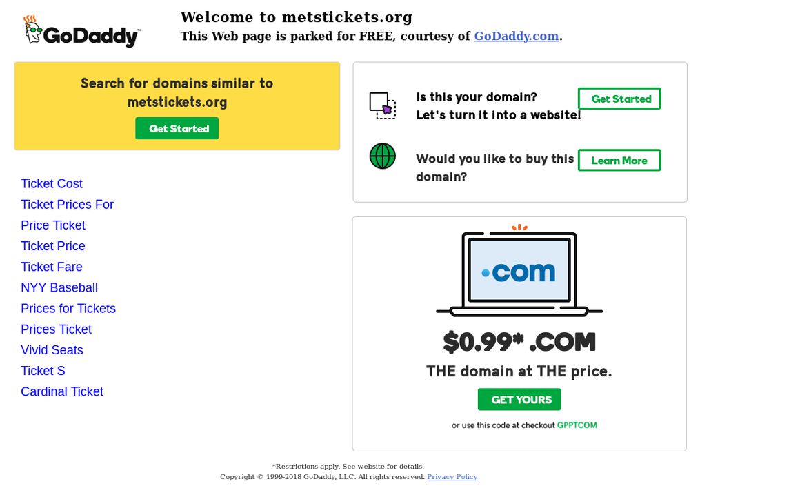 website thubmnail of Metstickets.org