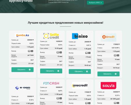 website thubmnail of Mfo24.kz