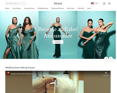 website thubmnail of Miabel.co.uk