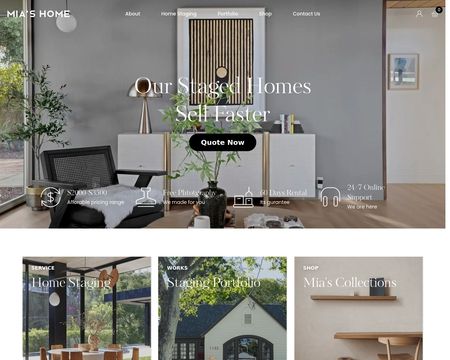 website thubmnail of Miashome.co
