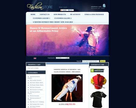 website thubmnail of FashionStore