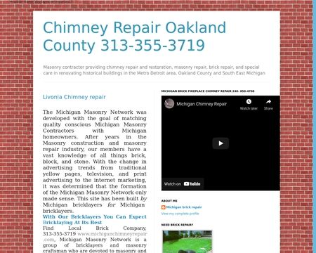 website thubmnail of Michigan Chimney Repair