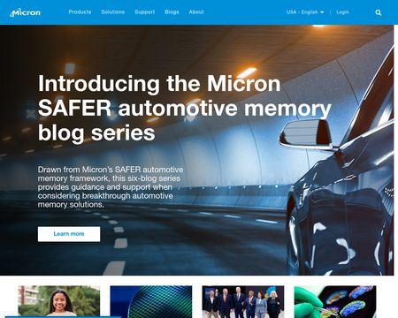 website thubmnail of Microntechnology