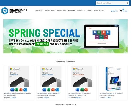 website thubmnail of Microsoftsoftwares