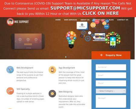 website thubmnail of MIC Support