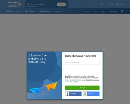website thubmnail of MightyDeals UK
