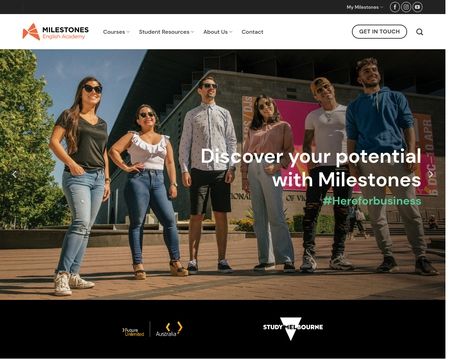 website thubmnail of Milestones.vic.edu.au