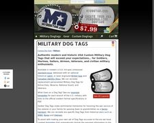 Thumbnail of Military Dog Tags USA