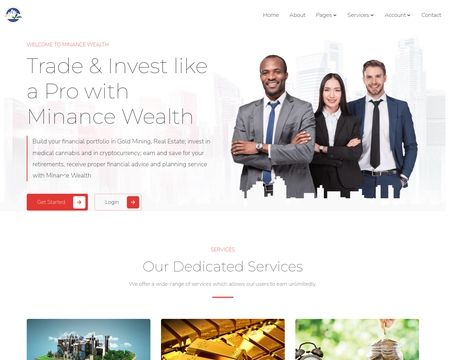 website thubmnail of Minancewealth