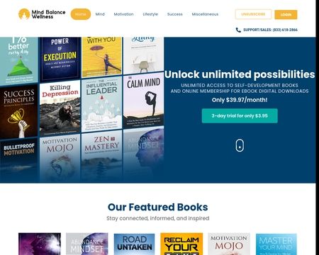 website thubmnail of Mindbalancewellness