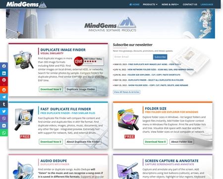 website thubmnail of Mindgems