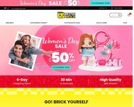 website thubmnail of Minebrick