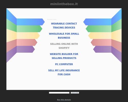 website thubmnail of Miniinthebox.it