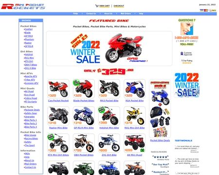 website thubmnail of Mini Pocket Rockets