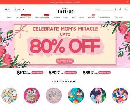 website thubmnail of Mini Taylor