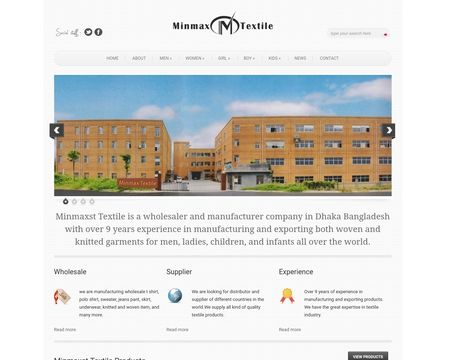 website thubmnail of Minmax Textile