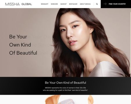 website thubmnail of Missha.net