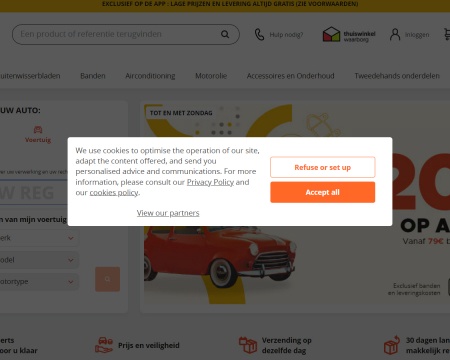 website thubmnail of Mister Auto
