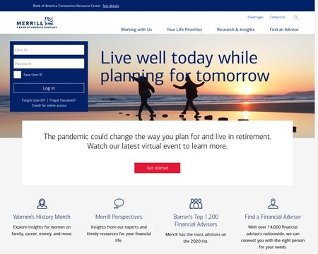 website thubmnail of Merrill Lynch
