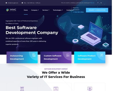 website thubmnail of MMC Global