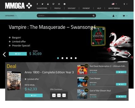 website thubmnail of MMOGA