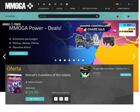website thubmnail of MMOGA.es