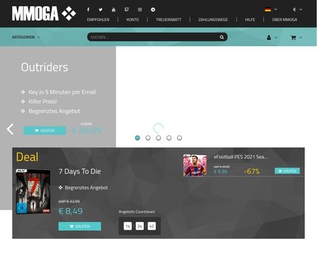 website thubmnail of Mmoga.net