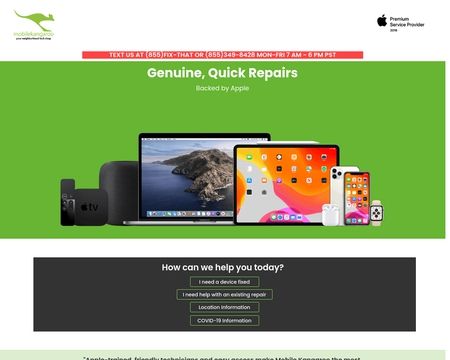 website thubmnail of Mobile Kangaroo