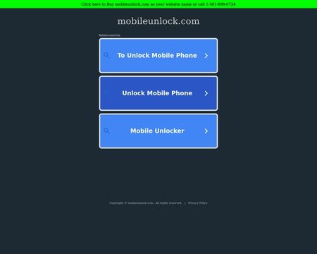 website thubmnail of Mobileunlock