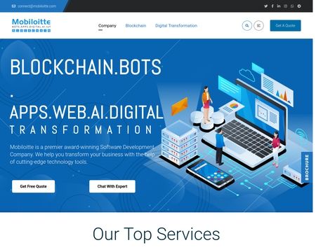 website thubmnail of Mobiloitte