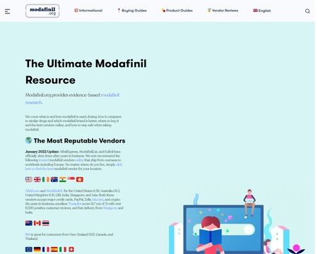 website thubmnail of Modafinil
