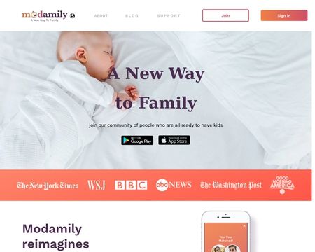 website thubmnail of Modamily
