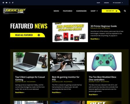 website thubmnail of Modchip Store