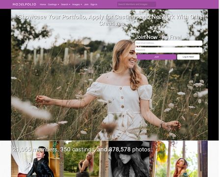 website thubmnail of Modelfol.io