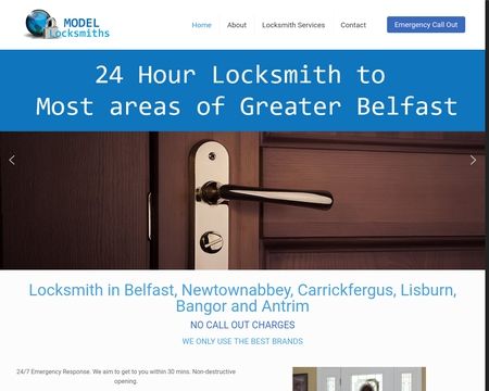 website thubmnail of Model Locksmiths