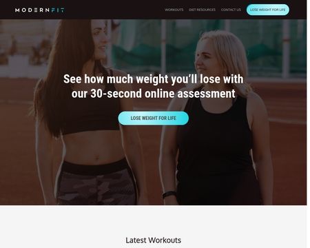 website thubmnail of Modern Fit