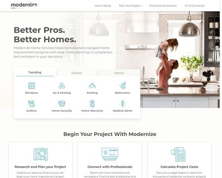 website thubmnail of Modernize