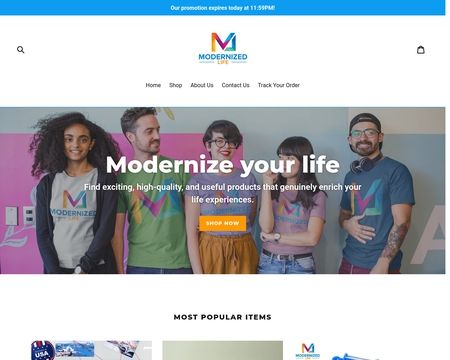 website thubmnail of Modernized Life