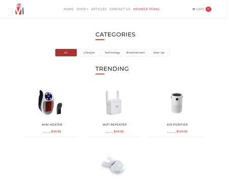 website thubmnail of Modernlifestyleshop