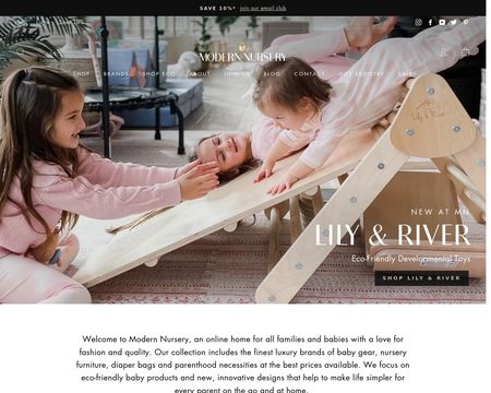 website thubmnail of Modern Nursery