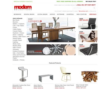 website thubmnail of Modern Selections