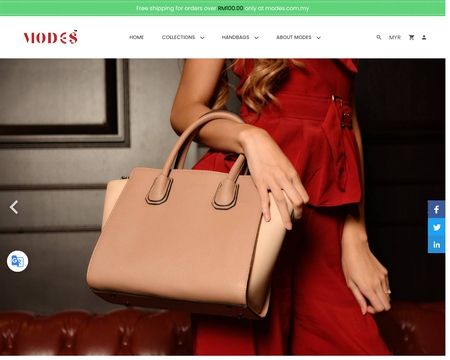website thubmnail of MODES OFFICIAL STORE